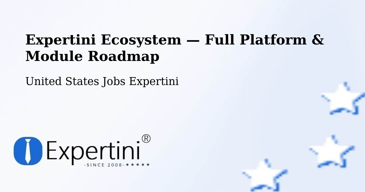 Expertini Ecosystem — Full Platform & Module Roadmap – Ashton