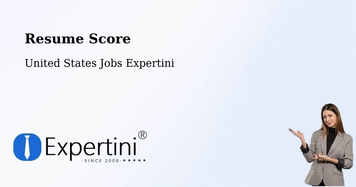 Resume Score & Job Description Match Tool – Ashton - United States Jobs Expertini